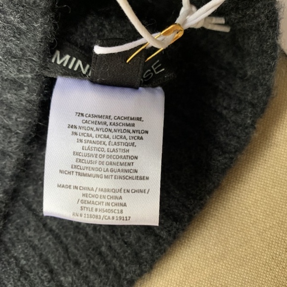 Minnie Rose soft cuddle cashmere hat